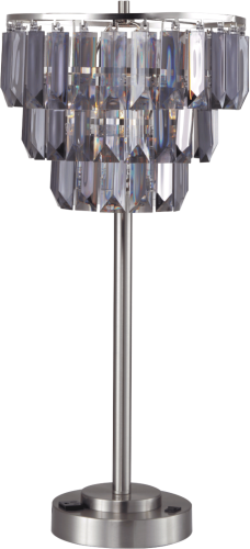 27.5"H CONTEMPORARY CRYSTAL SHADE TABLE LAMP(1PC/CTN) (1.01/9.25)